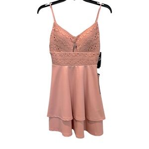 NWT City Studio peachy pink dress.